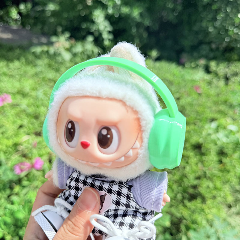 4inch bag charm cute custom fashion accessories - colorful headphone