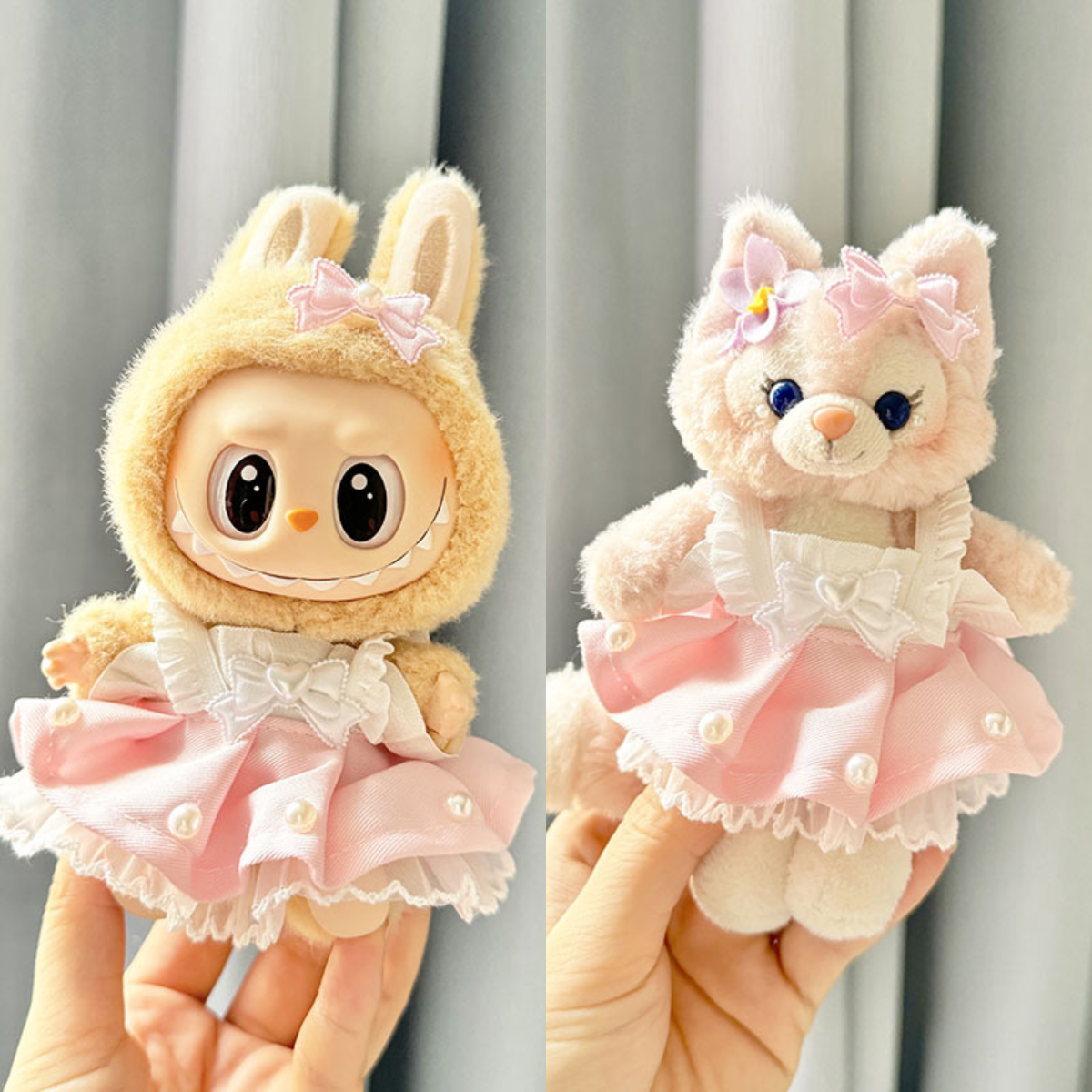 4inch bag charm cute custom clothes outfits - cute pink dress