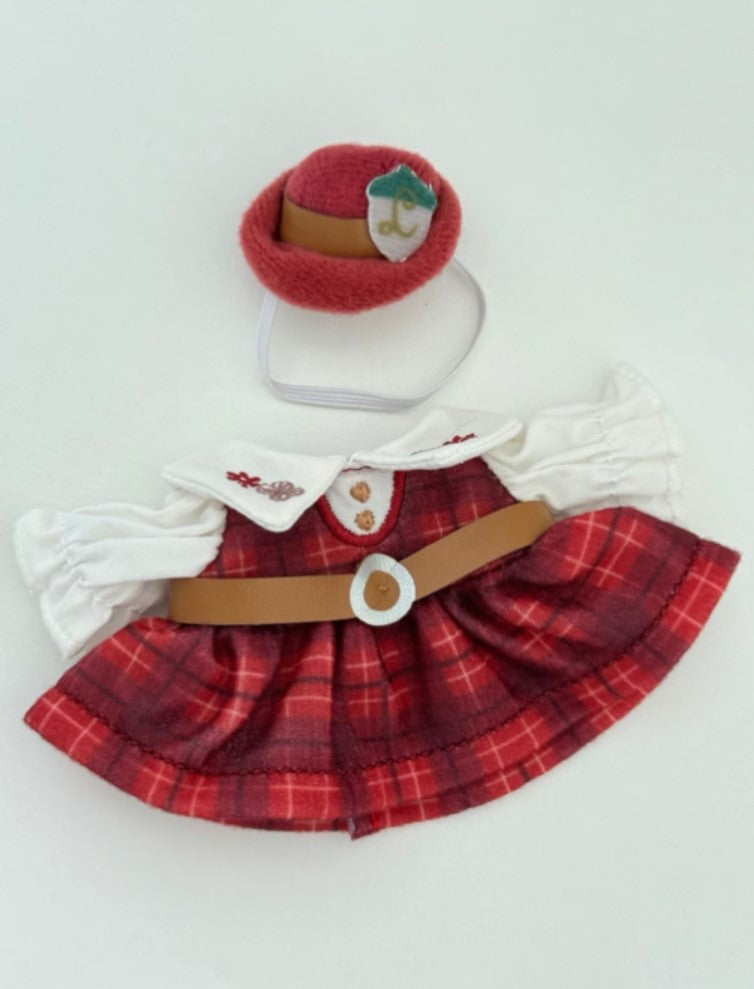 4inch bag charm cute custom clothes outfits - autumn red