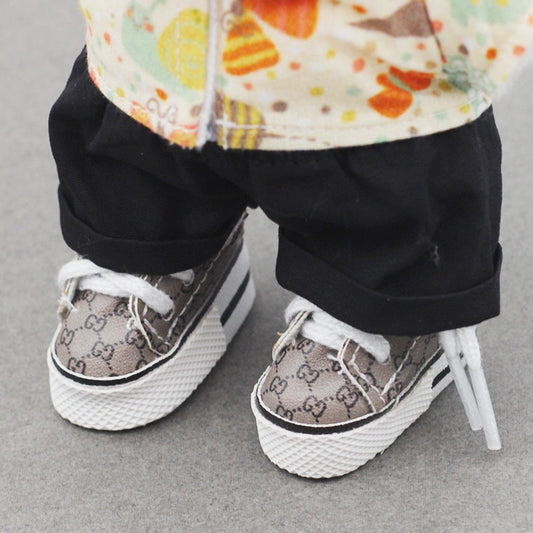 4inch bag charm accessories - Grey GG shoes - 0729S08