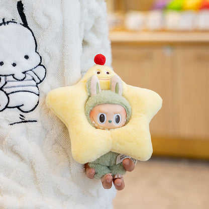 4inch bag charm cute custom clothes outfits - yellow star - 010103