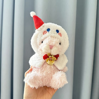 4inch bag charm cute custom clothes outfits - snowman cloak - 010104