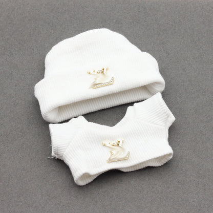 Labubu 4inch bag charm clothes outfits - LV logo - 062353