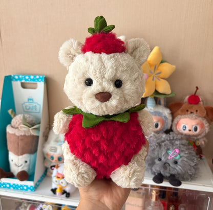 Bartholomew Bear Junior cute clothes outfits - strawberry