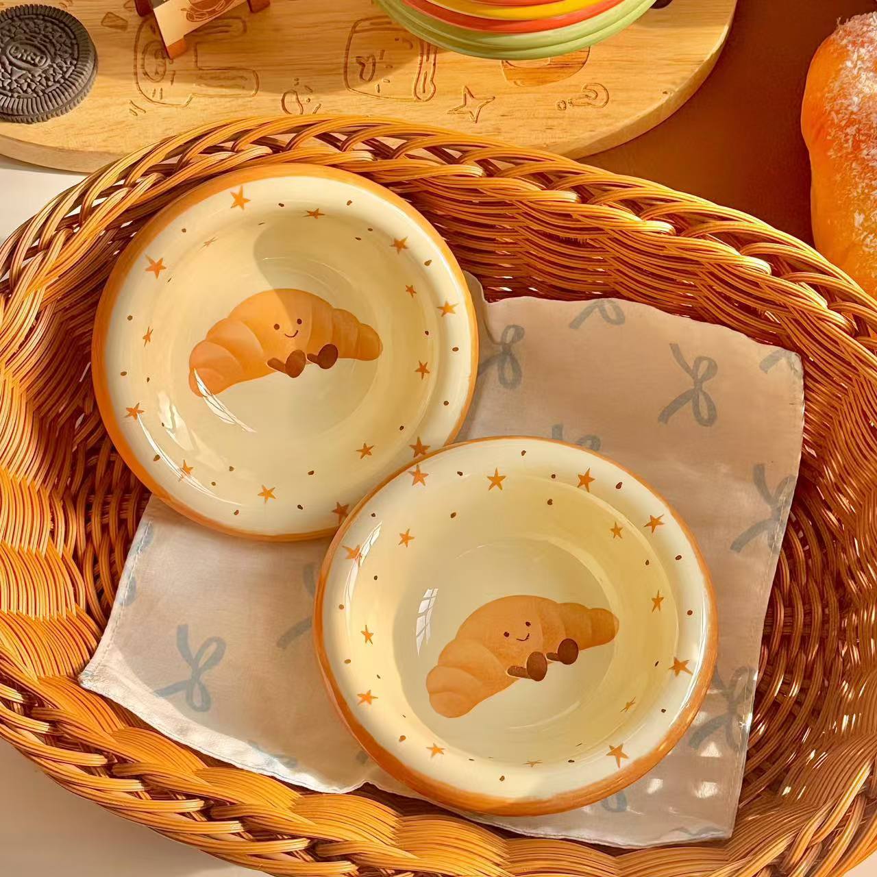 Adorable Cute Fruit Ceramic Dip Bowls – Sauce, Condiments & Hot Pot Seasoning Plates set of 4