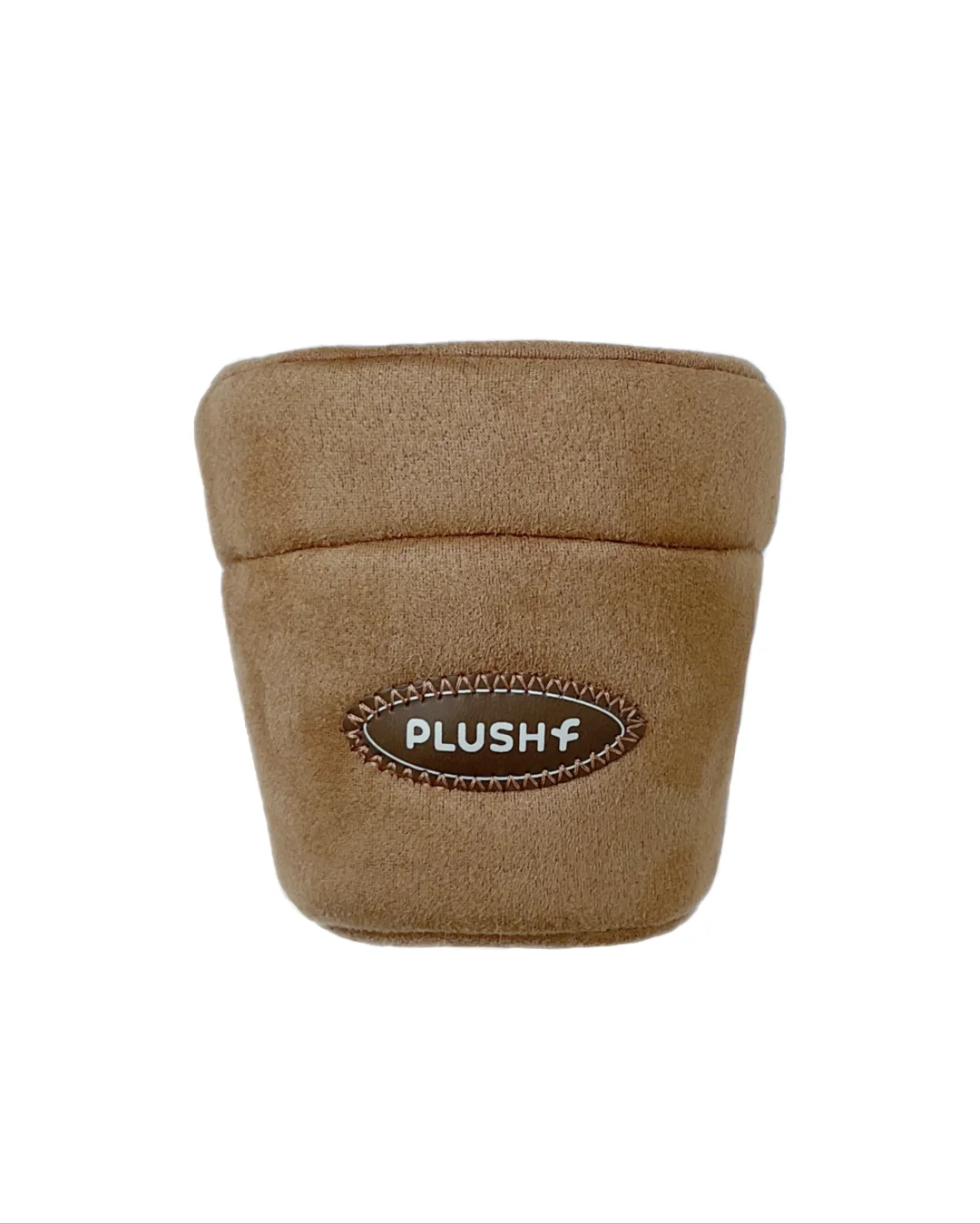 Plushf - Brown base flowerpot planter plush