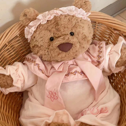 Medium bartholomew bear cute custom clothes outfits - pink pajamas
