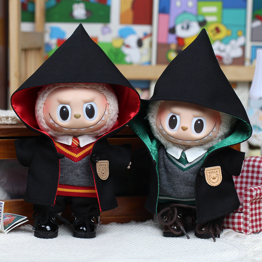 4inch bag charm cute custom clothes outfits - Wizardry school cloak set - 0523