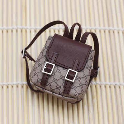 4inch bag charm cute custom bags - multiple color plaid backpacks - 0623B38-0623B44
