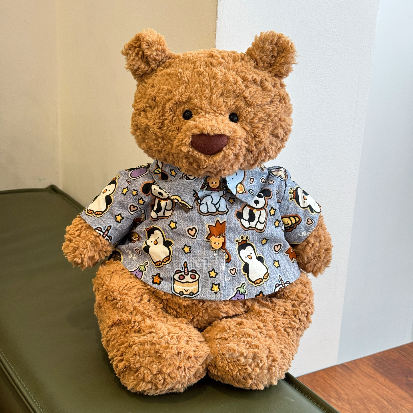 Bartholomew bear cute clothes outfits - jellycat animal shirts(medium/large)