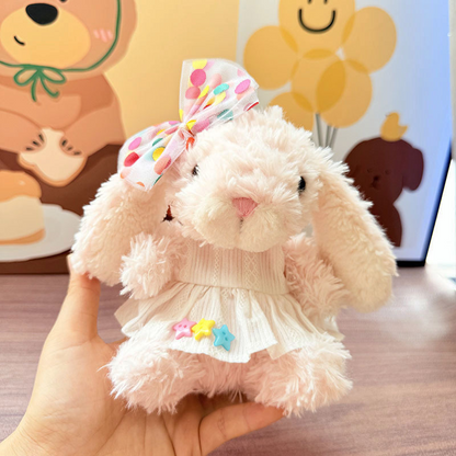 8inch jellycat yummy bunny plush cute custom clothes outfits - star dress - 0523