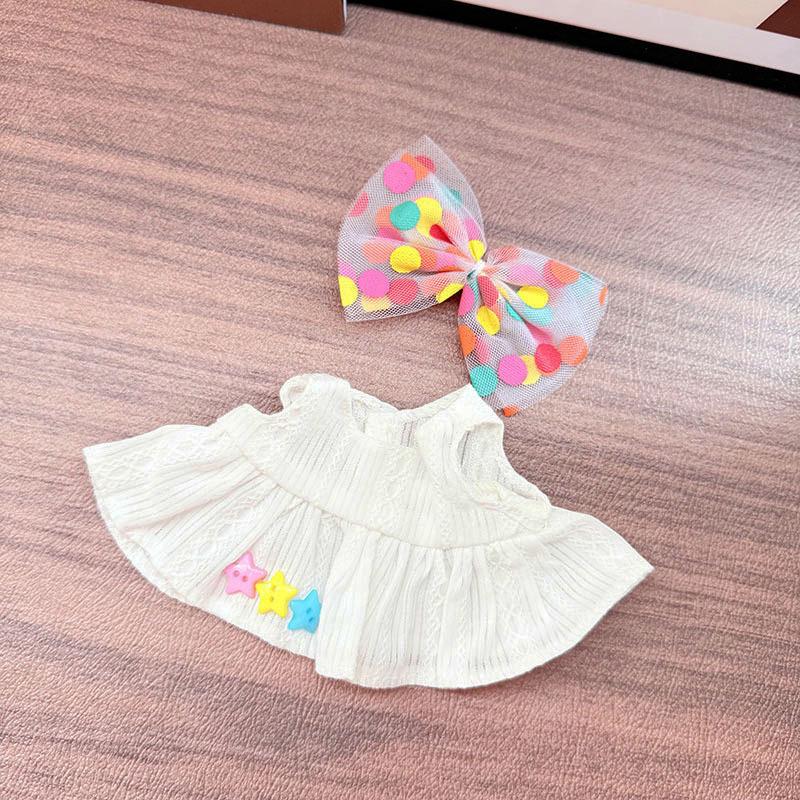 8inch jellycat yummy bunny plush cute custom clothes outfits - star dress - 0523