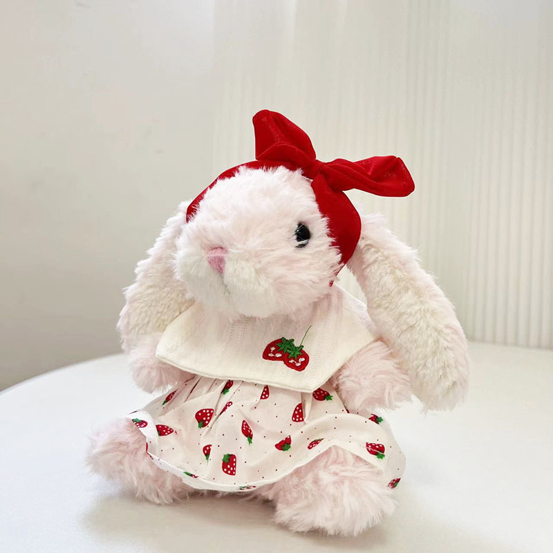 4inch bag charm cute custom clothes outfits - strawberry dress