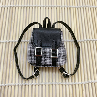4inch bag charm cute custom bags - multiple color plaid backpacks - 0623B38-0623B44