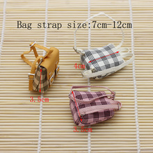 4inch bag charm cute custom bags - multiple color plaid backpacks - 0623B38-0623B44