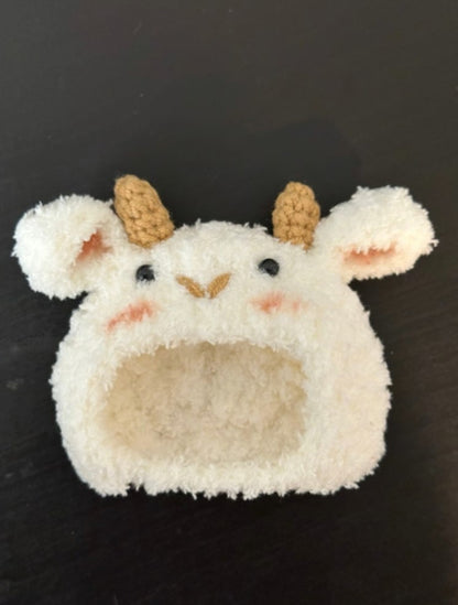 3inch jellycat amusable peanut/small peanut penguin cute hat outfit - little lamb - AP03