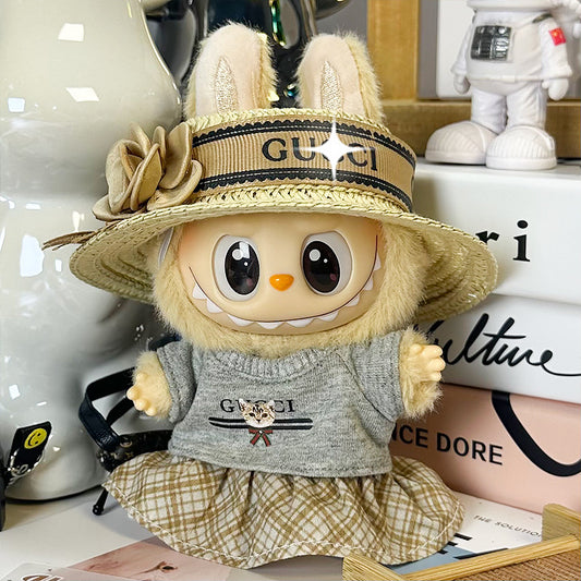 Labubu 4inch bag charm clothes outfits - 062302