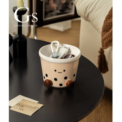 Adorable coffee mug & milktea Organizer Tray – Key Storage Decorative Display Rack