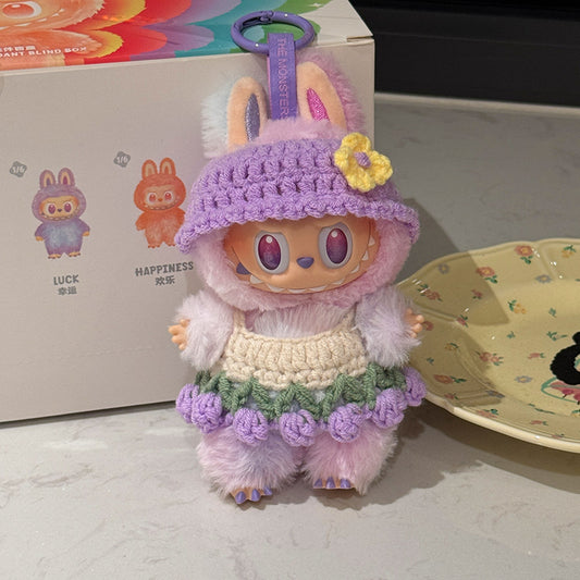 Labubu 4inch bag charm clothes outfits - MXM-H30