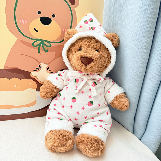 Medium Bartholomew bear cute custom clothes outfits - strawberry baby set