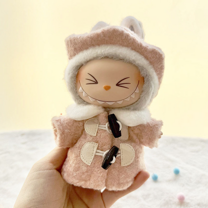 4inch bag charm cute custom clothes outfits - pink & green coat - 021826/021827