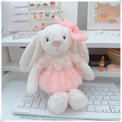 4inch bag charm cute custom clothes outfits - pink dress - 0507