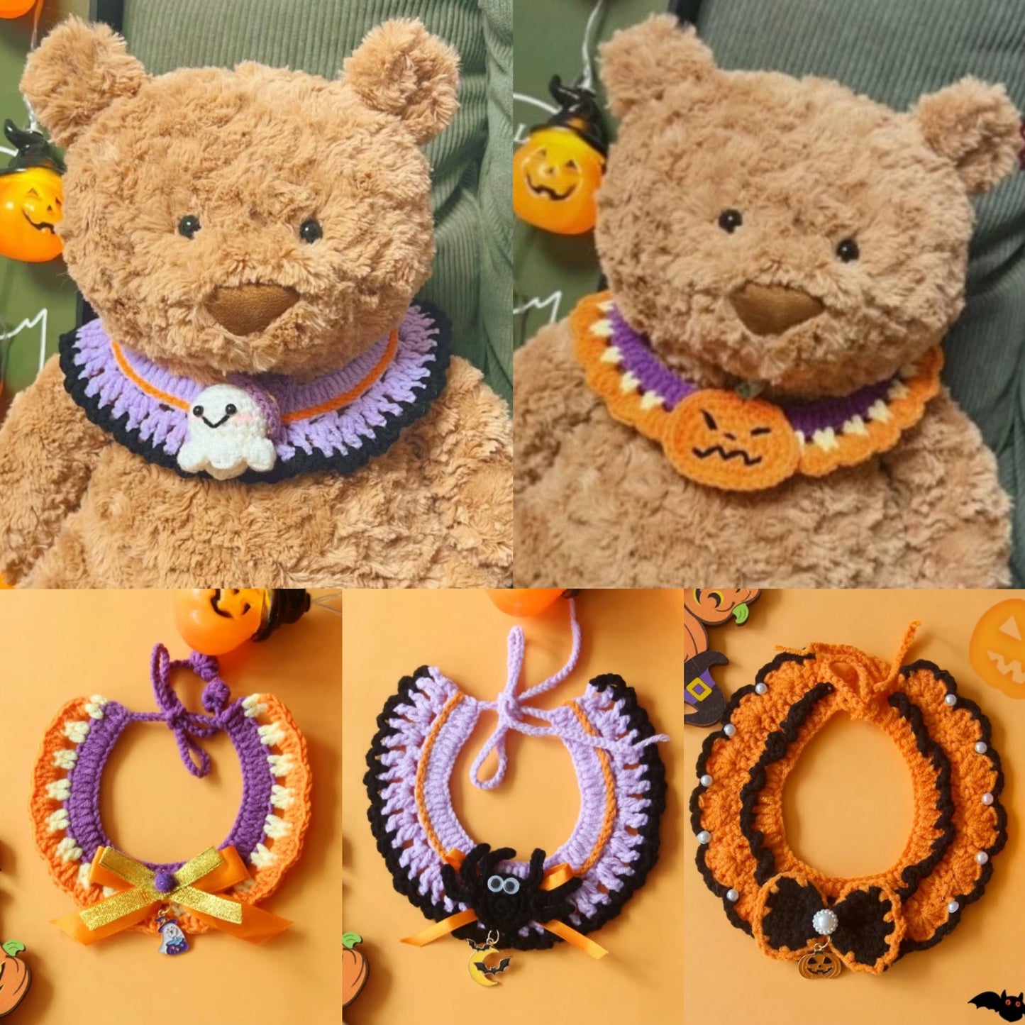 Halloween - medium/large plush cute crochet clothes outfits