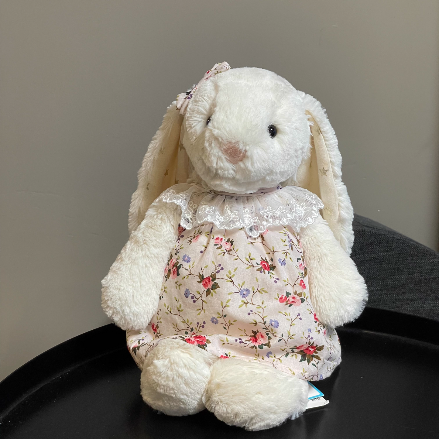 Bartholomew bear cute custom clothes outfits - Rose floral dress - FX27 (Medium/Large/Huge)