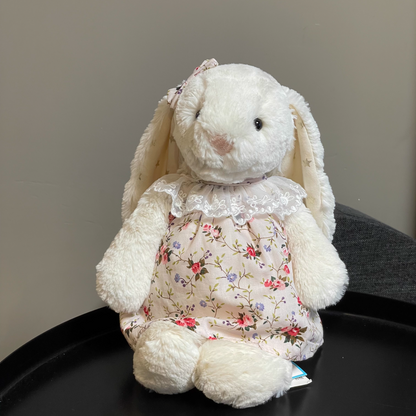 Bartholomew bear cute custom clothes outfits - Rose floral dress - FX27 (Medium/Large/Huge)