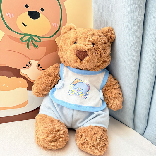 Medium Bartholomew bear cute custom clothes outfits - blue baby set
