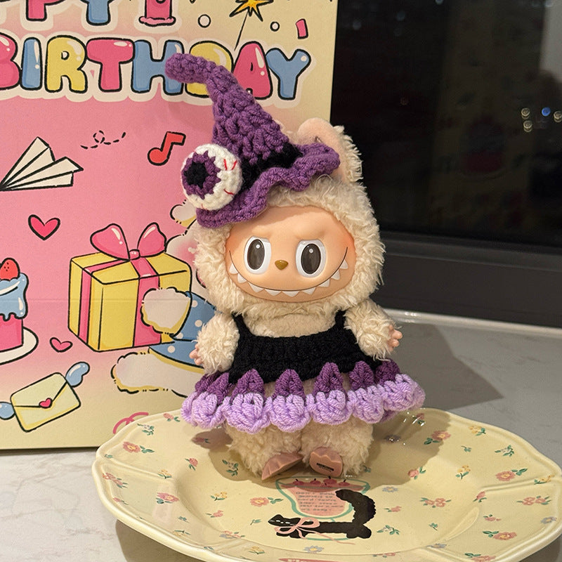 Labubu 4inch bag charm clothes outfits - MXM-WSJ02