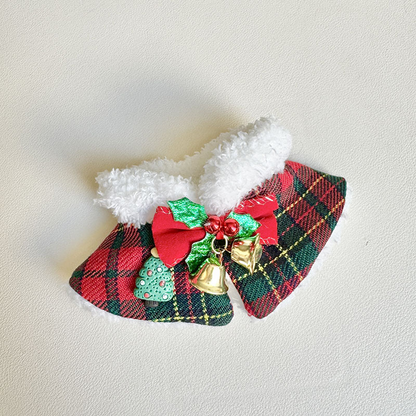 4inch bag charm cute custom clothes outfits - Christmas red cloak - 020247/020248