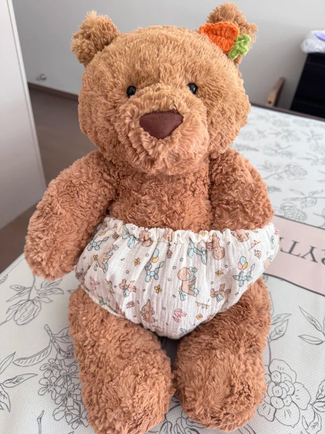 Bartholomew bear cute custom clothes outfits - puppy pull-ups (Tiny/Medium)
