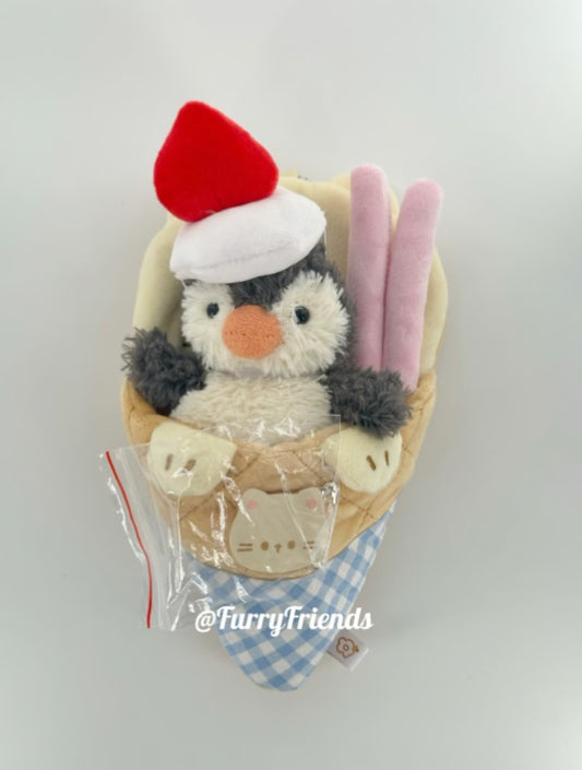 jellycat amusable peanut/small peanut penguin cute outfit - Crepes