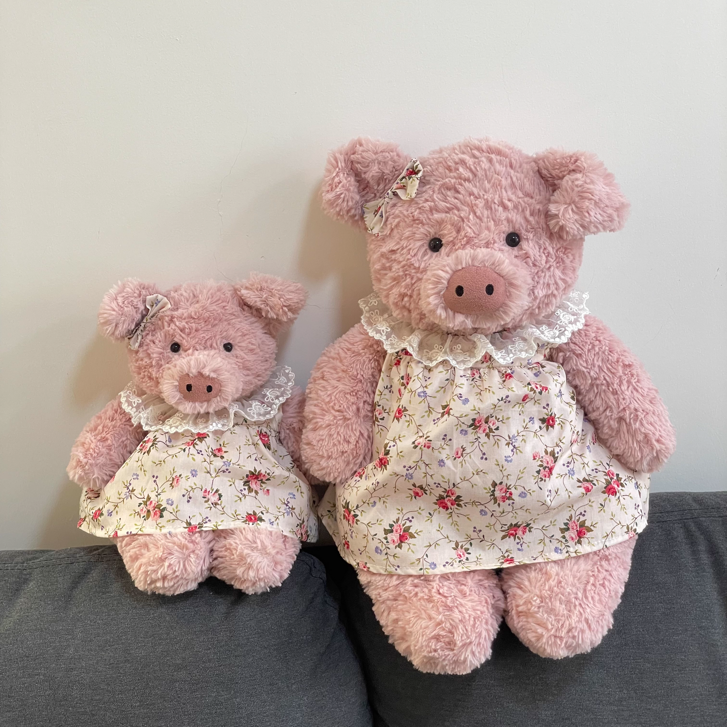 Bartholomew bear cute custom clothes outfits - Rose floral dress - FX27 (Medium/Large/Huge)