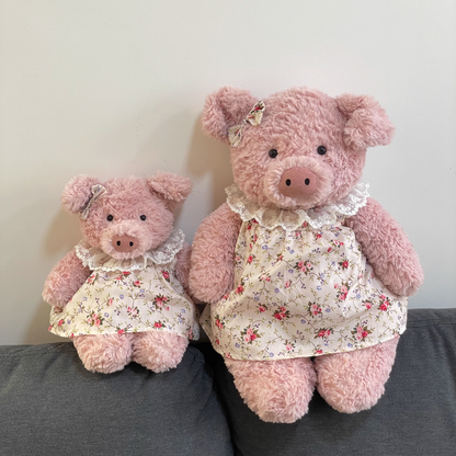 Bartholomew bear cute custom clothes outfits - Rose floral dress - FX27 (Medium/Large/Huge)