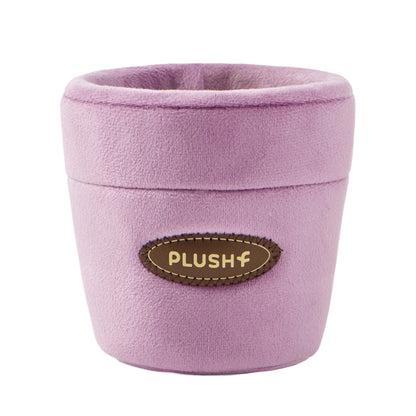PlushWoods - Purple base flowerpot planter plush