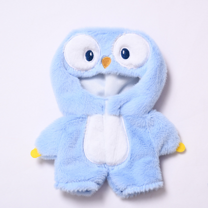 4inch bag charm cute custom clothes outfits - blue penguin bodysuit - 0523