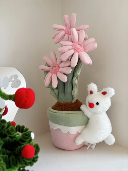 Plushf - Rabbit flowerpot planter plush