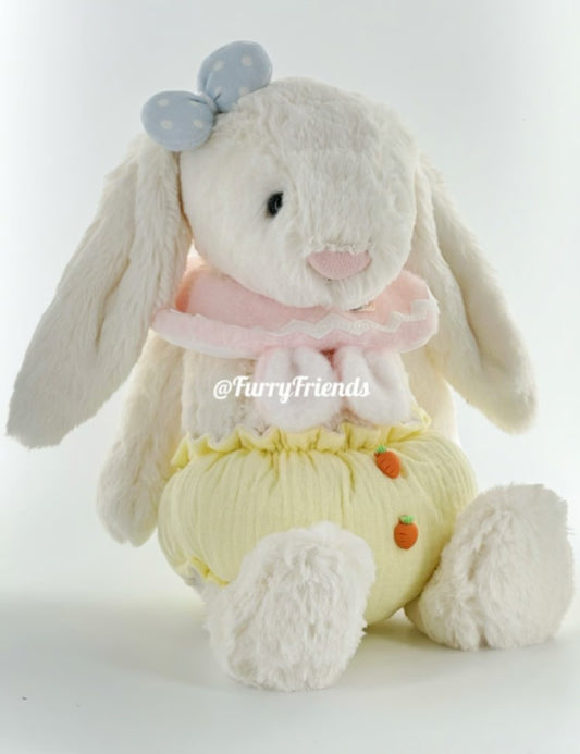 12inch jellycat medium bashful bunny cute custom clothes outfits - bunny bib