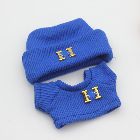 Labubu 4inch bag charm clothes outfits - H logo - 062346