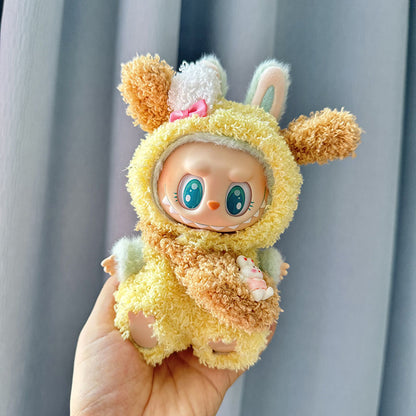 4inch bag charm cute custom clothes outfits - yellow puppy