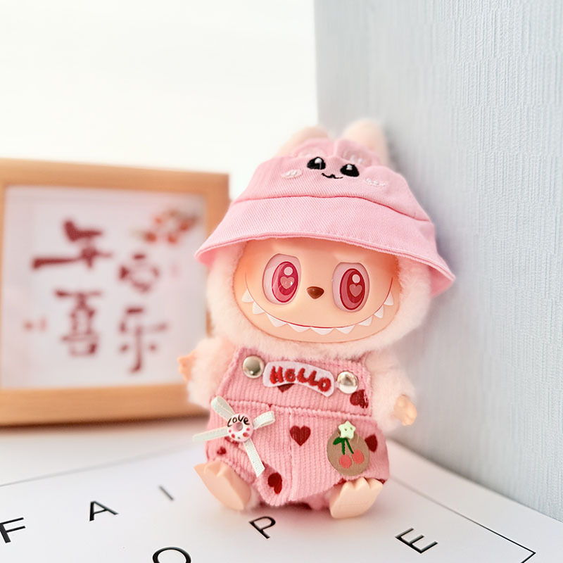 4inch bag charm cute custom clothes outfits - animal overalls - 0507