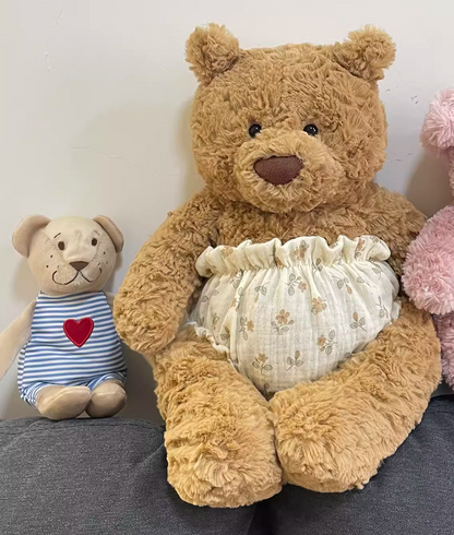 Bartholomew bear cute custom clothes outfits - flower pull-ups (Tiny/Medium)