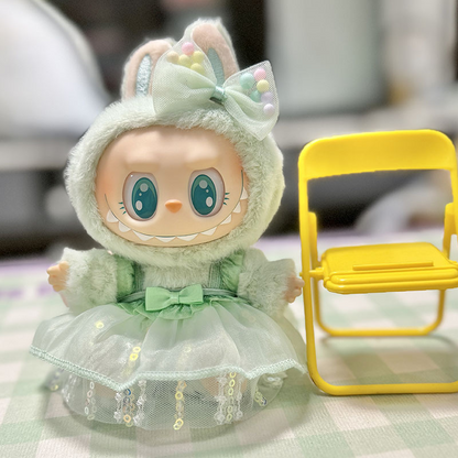 4inch bag charm cute custom clothes outfits - colorful dress - 020224/020225/020226