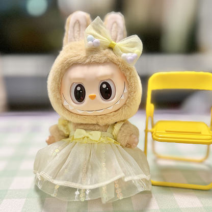 4inch bag charm cute custom clothes outfits - colorful dress - 020224/020225/020226