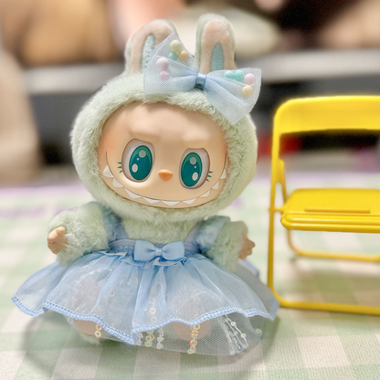 4inch bag charm cute custom clothes outfits - colorful dress - 020224/020225/020226