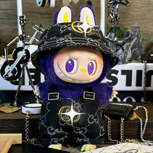 Labubu 4inch bag charm clothes outfits - 062314