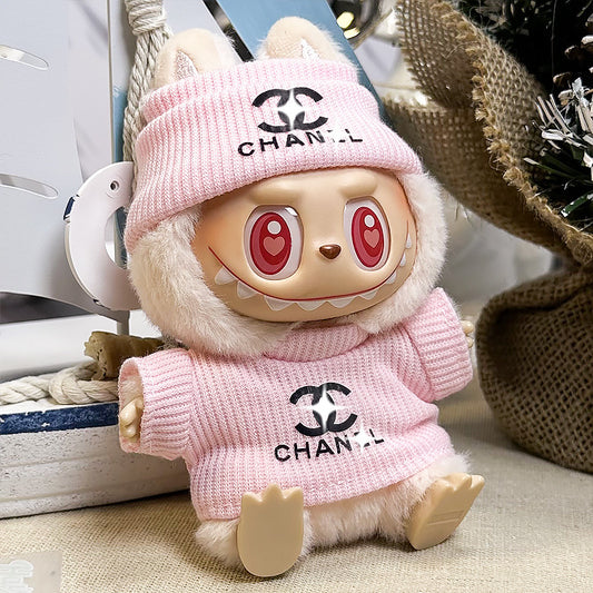 Labubu 4inch bag charm clothes outfits - MY13