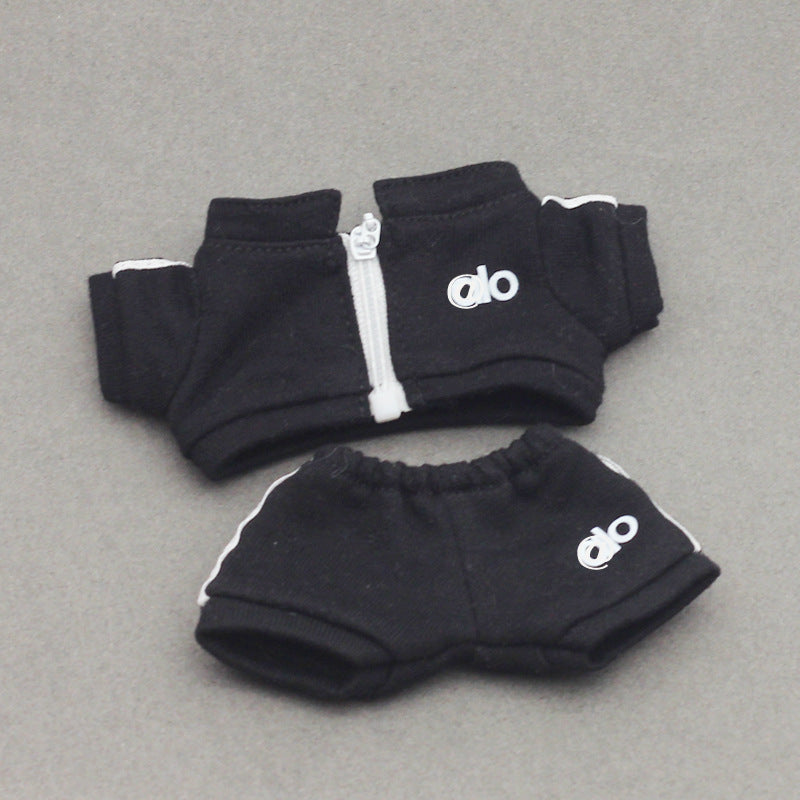 Labubu 4inch bag charm clothes outfits - alo logo - 062372